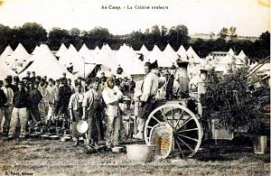 ALGERIE - AU CAMP - LA CUISINE ROULANTE